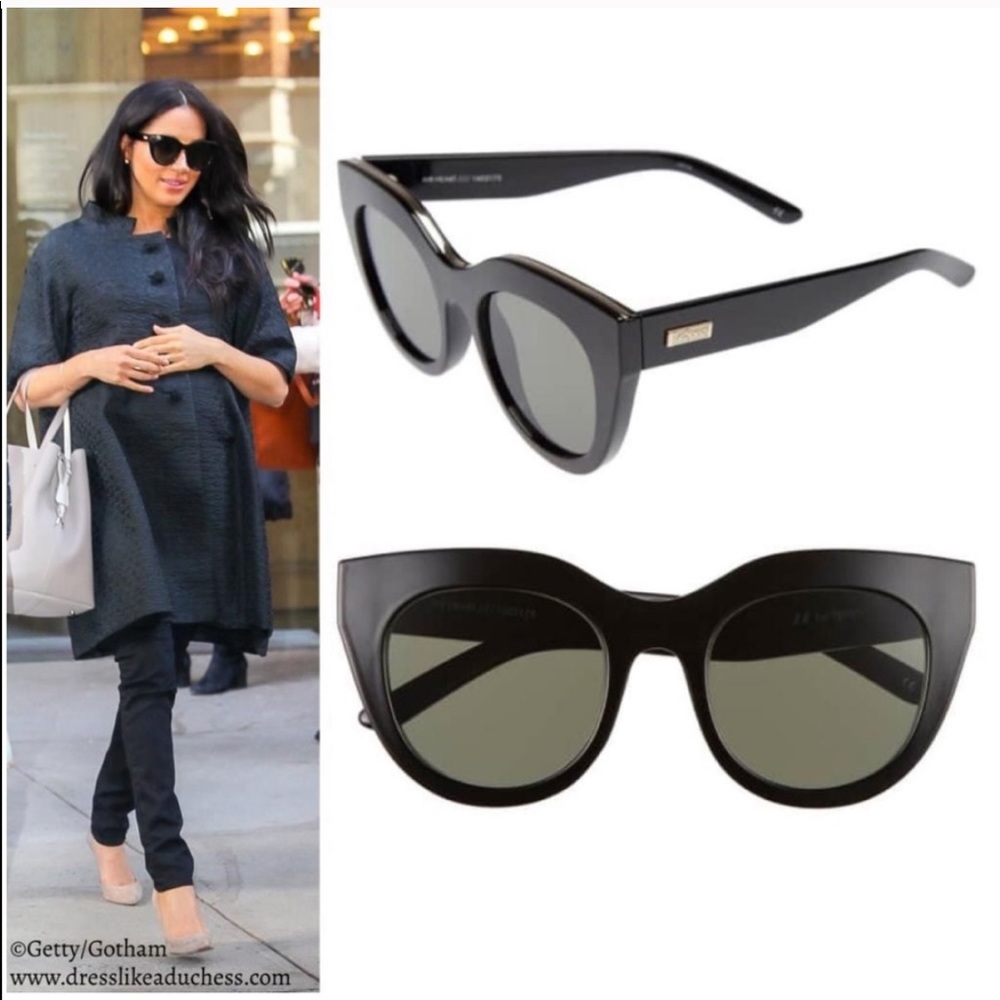 NWT Le Specs Air Heart Sunglasses Meghan Markle